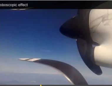 Τo φαινόμενο «rolling shutter effect» σε έλικα αεροπλάνου (βίντεο)